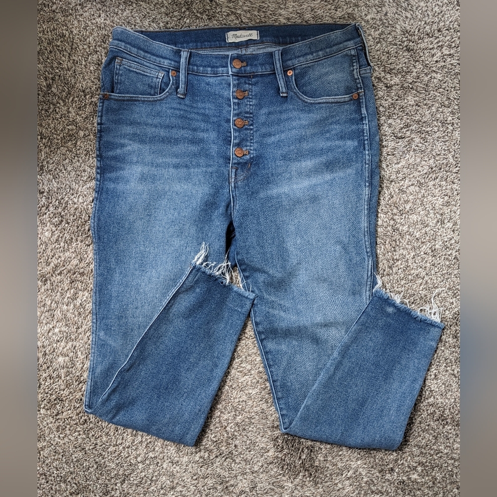 Madewell High-Rise Skinny Jeans With Button Fly